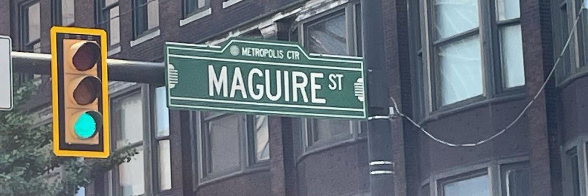 Kevin Maguire's banner