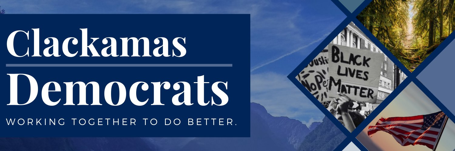 Clackamas Democrats banner