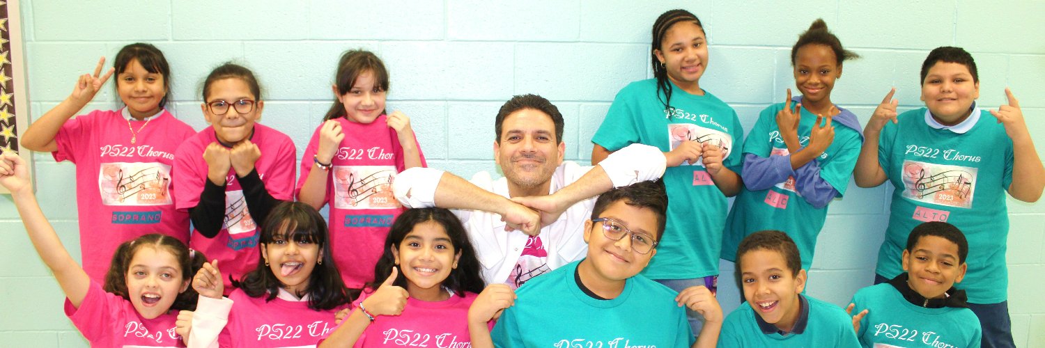 PS22 Chorus banner