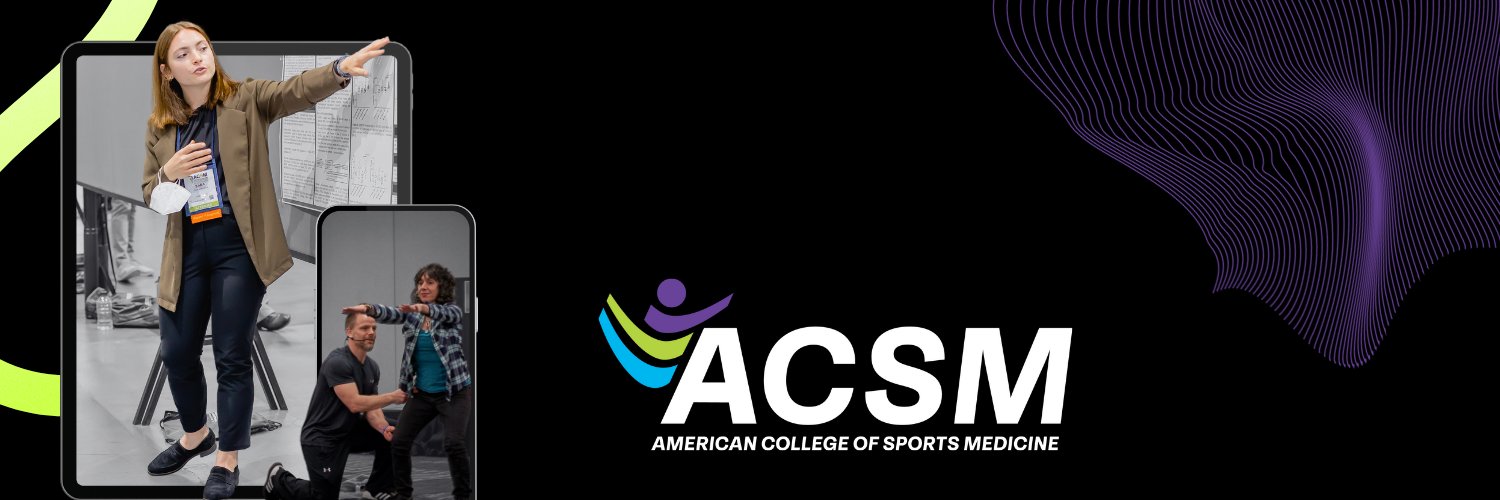 American College of Sports Medicine's banner