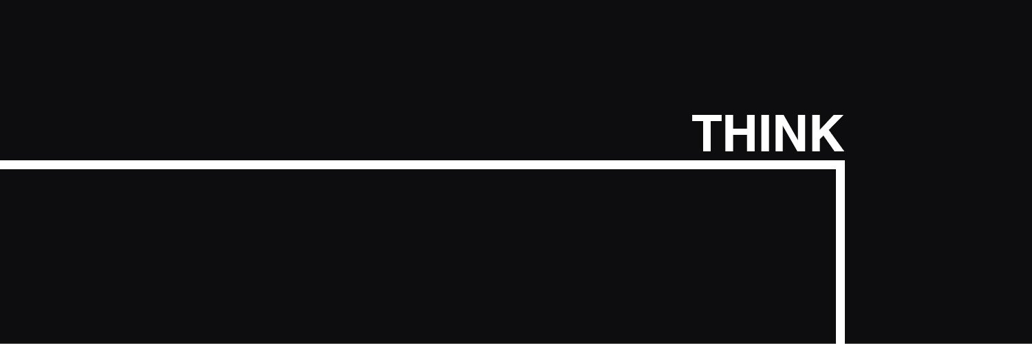 think. banner