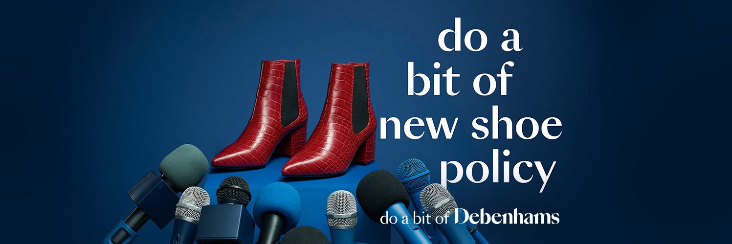 Debenhams PR Team banner