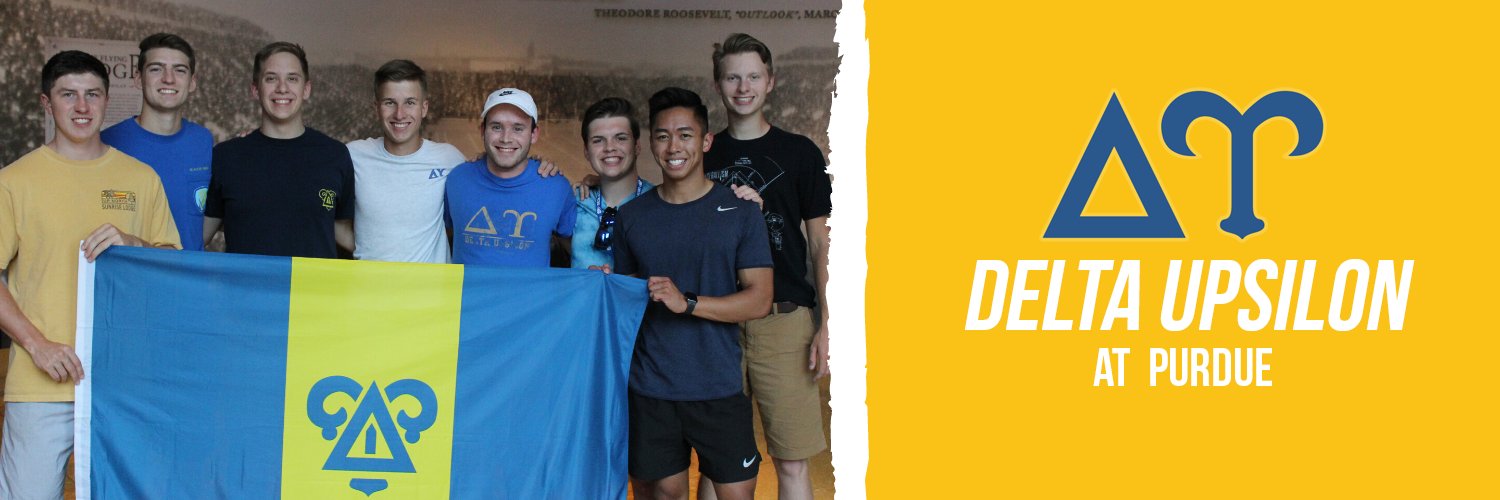 Delta Upsilon - Purdue banner