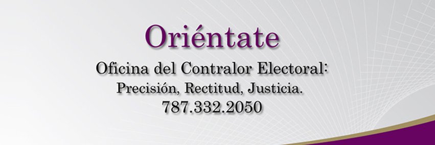 Oficina del Contralor Electoral banner