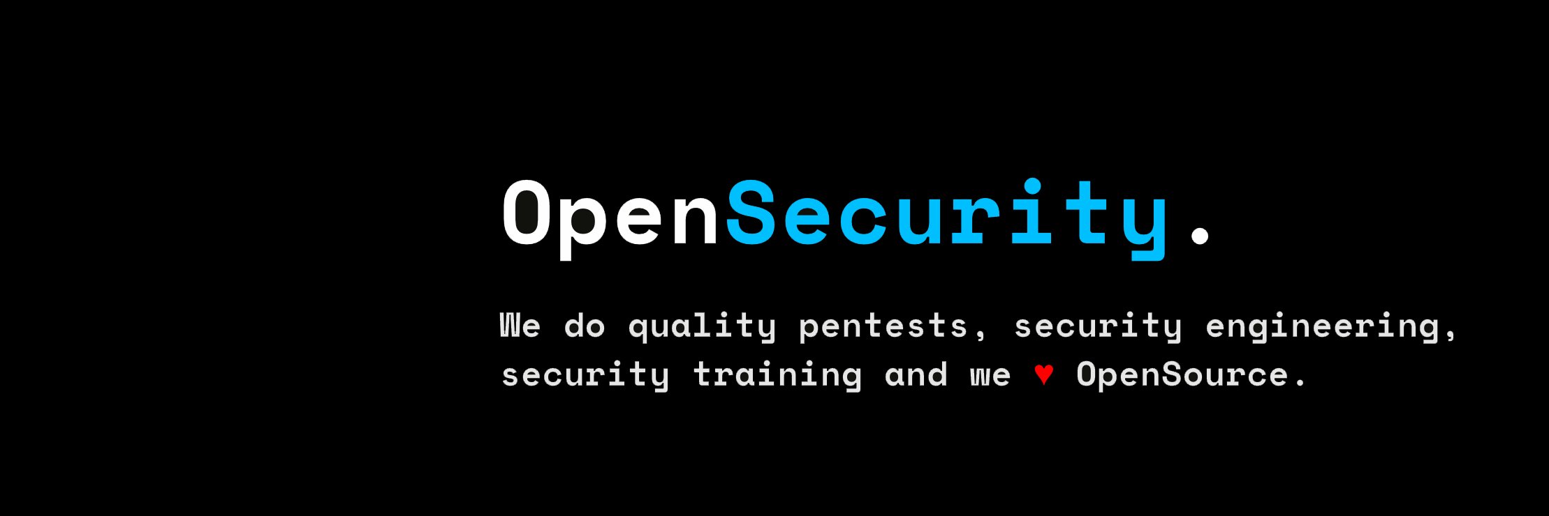 OpenSecurity banner