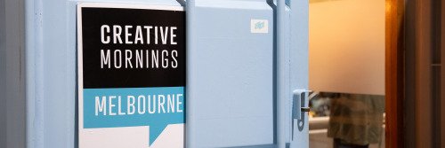 CreativeMornings/MEL banner