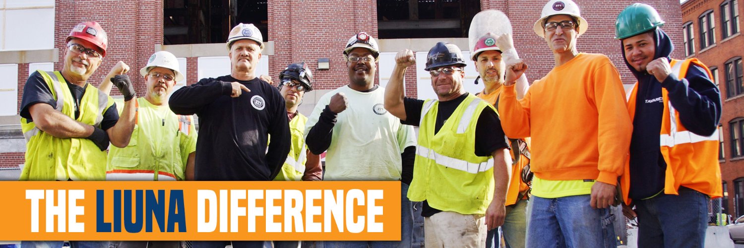 LIUNA's banner