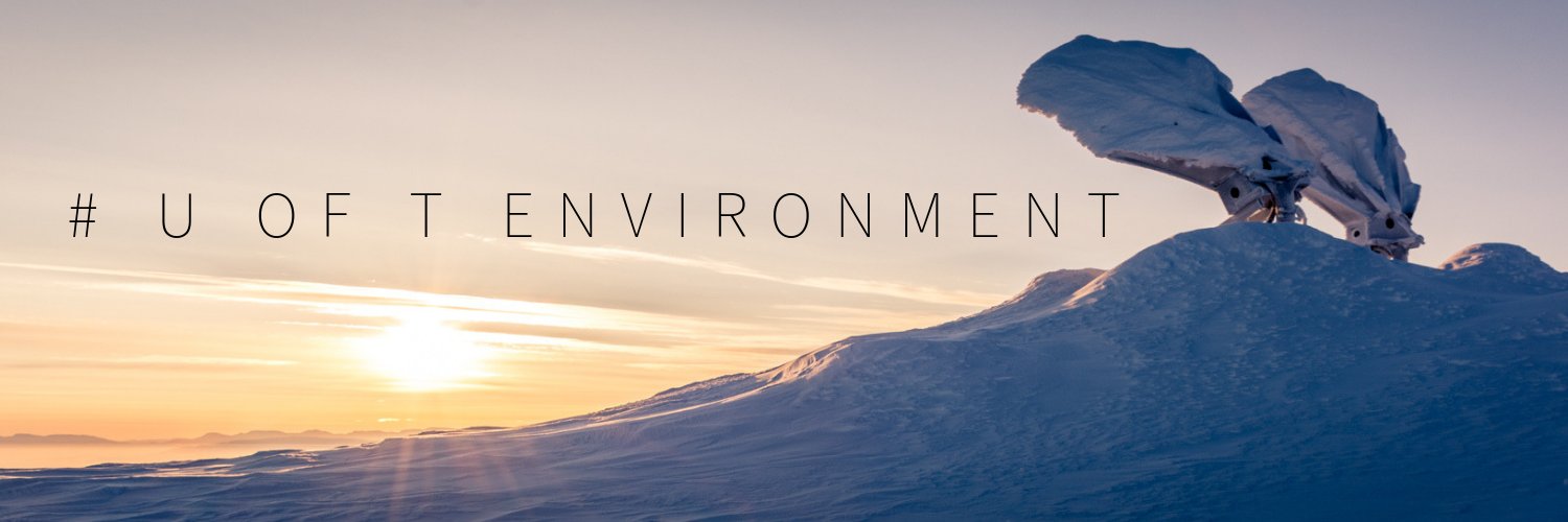 UofTenvironment's profile banner image