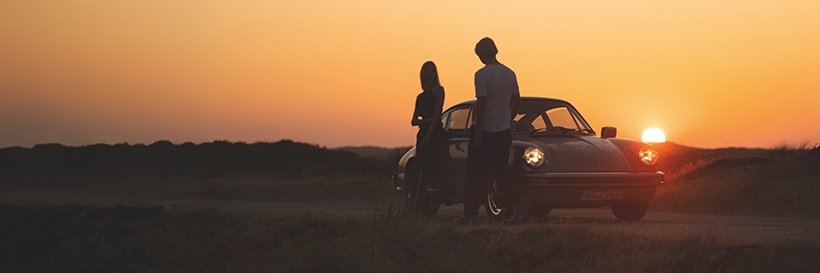Porsche's banner
