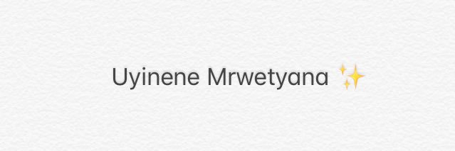 NomZethwana's profile banner image