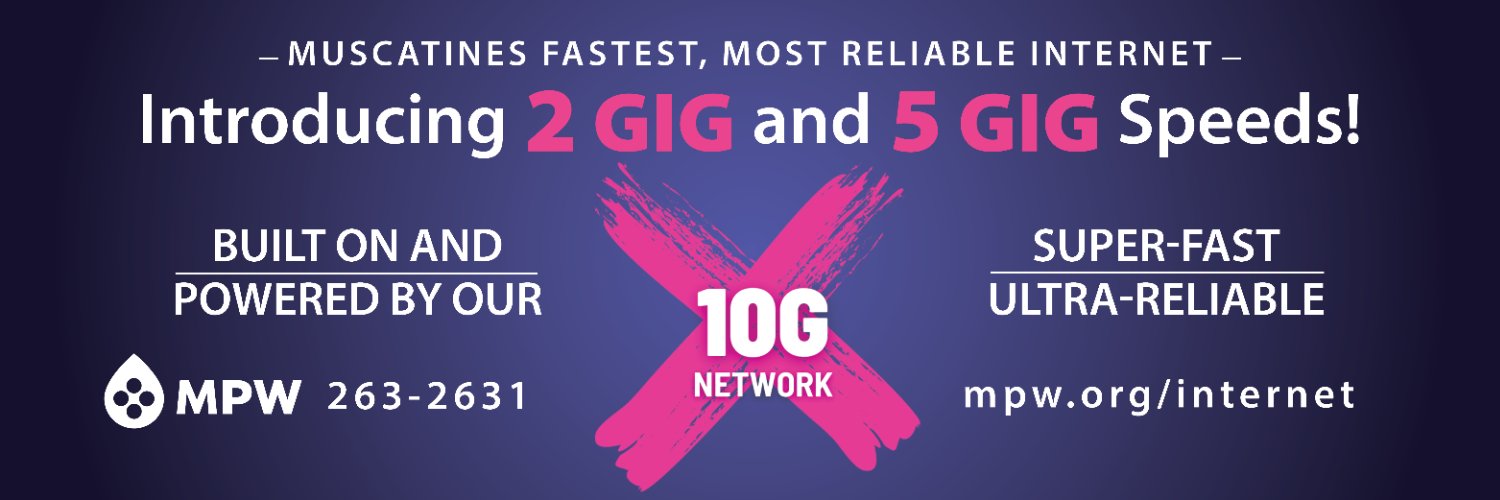 Muscatine Power and Water banner