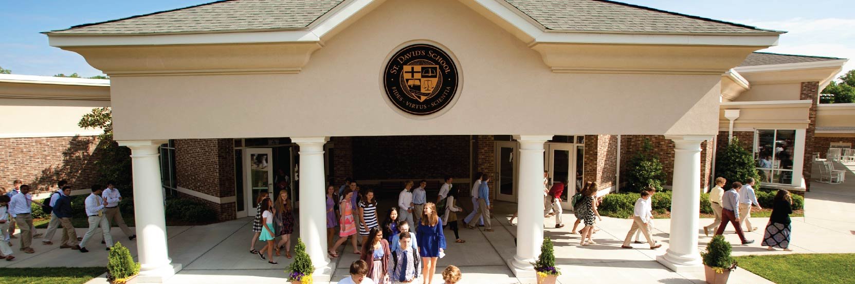 St. David's School banner