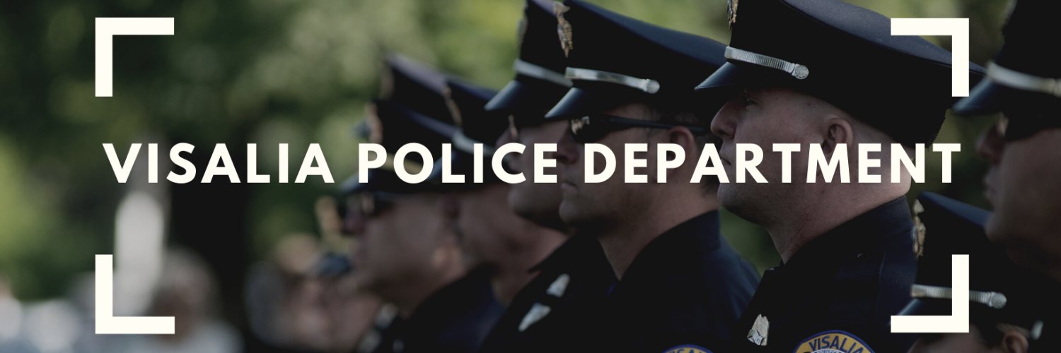 Visalia Police Dept. banner