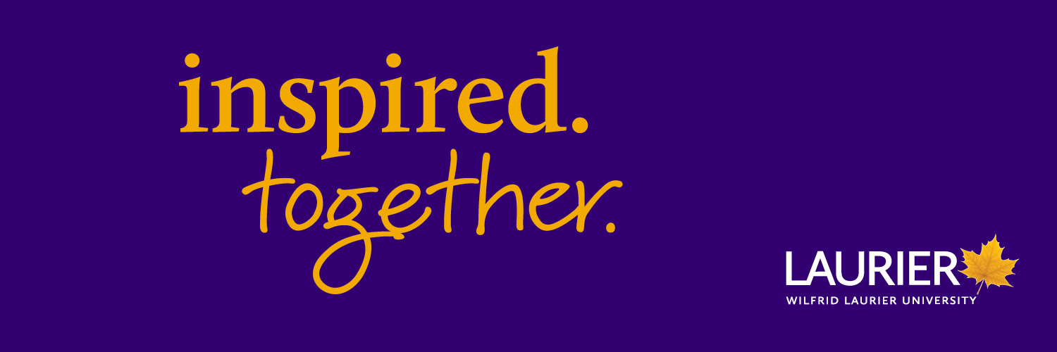 Wilfrid Laurier University's banner
