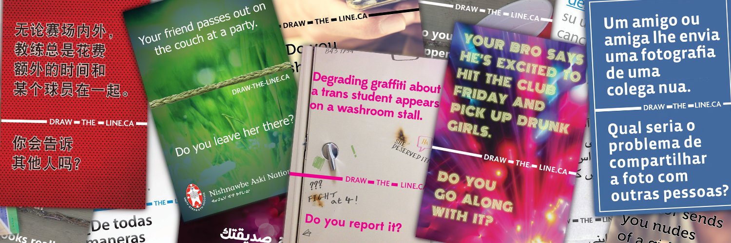 Draw the Line banner