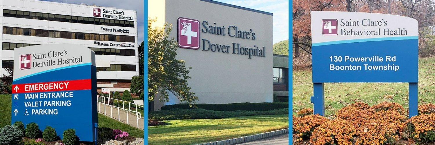 Saint Clare's Health banner