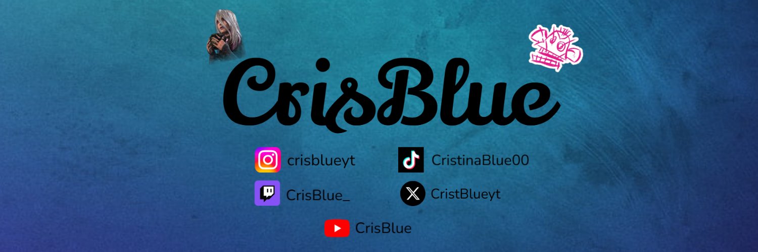 CrisBlue◢◤🏳️‍🌈#BLUER banner