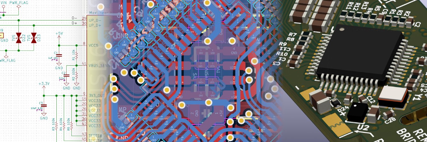KiCad PCB banner