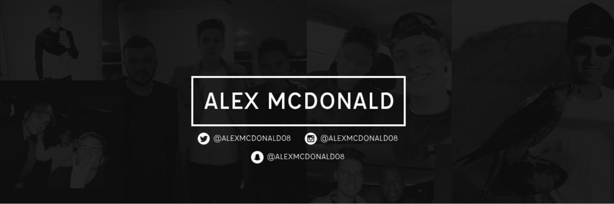 Alex McDonald banner