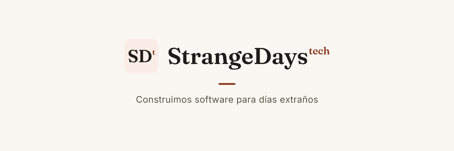 StrangeDaysTech's profile banner image