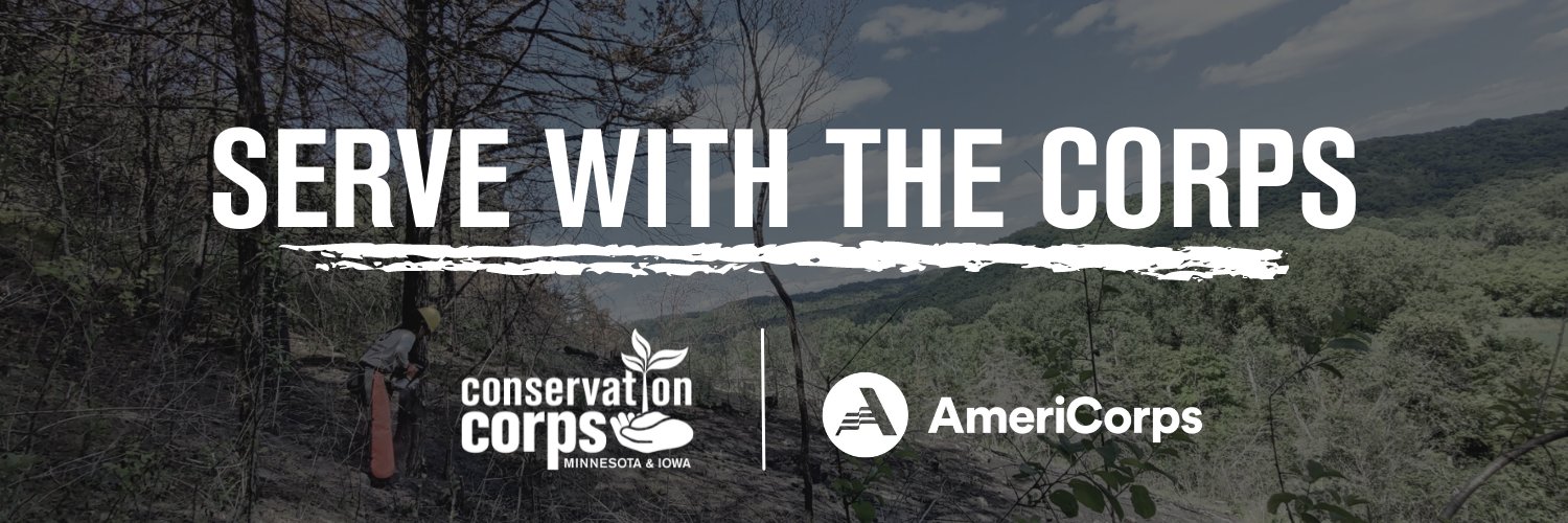 Conservation Corps Minnesota & Iowa banner