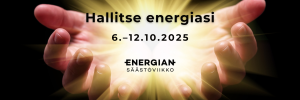 Energiansäästöviikko banner