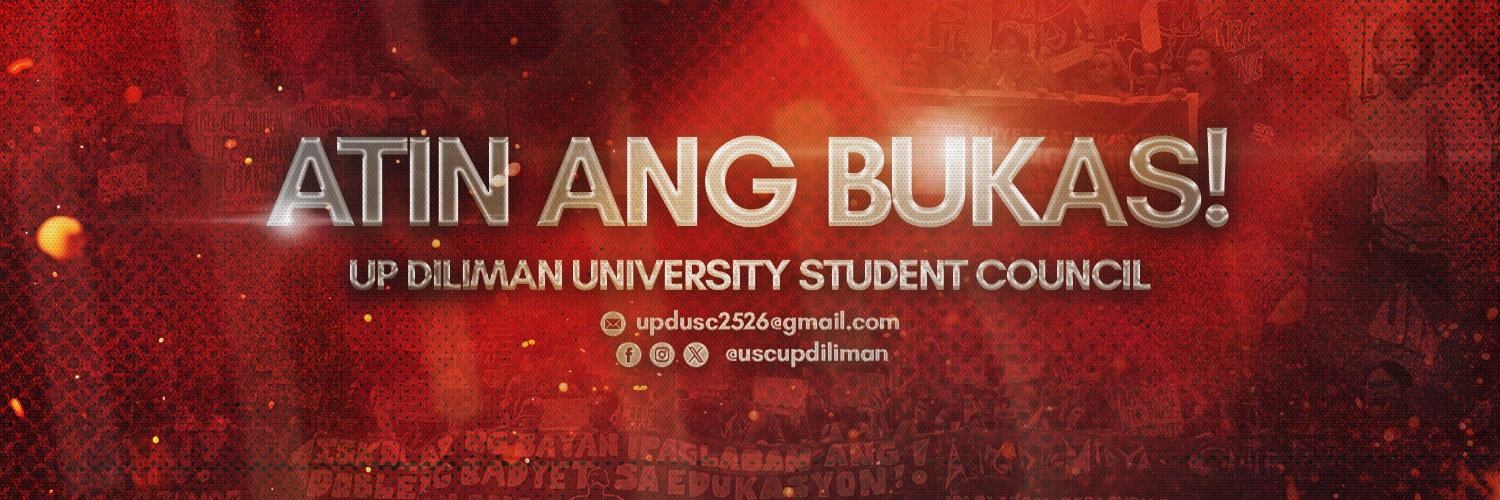 UP Diliman University Student Council banner