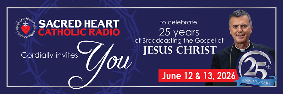 Sacred Heart Radio banner