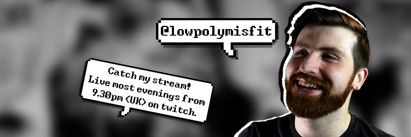 lowpolymisfit's profile banner image