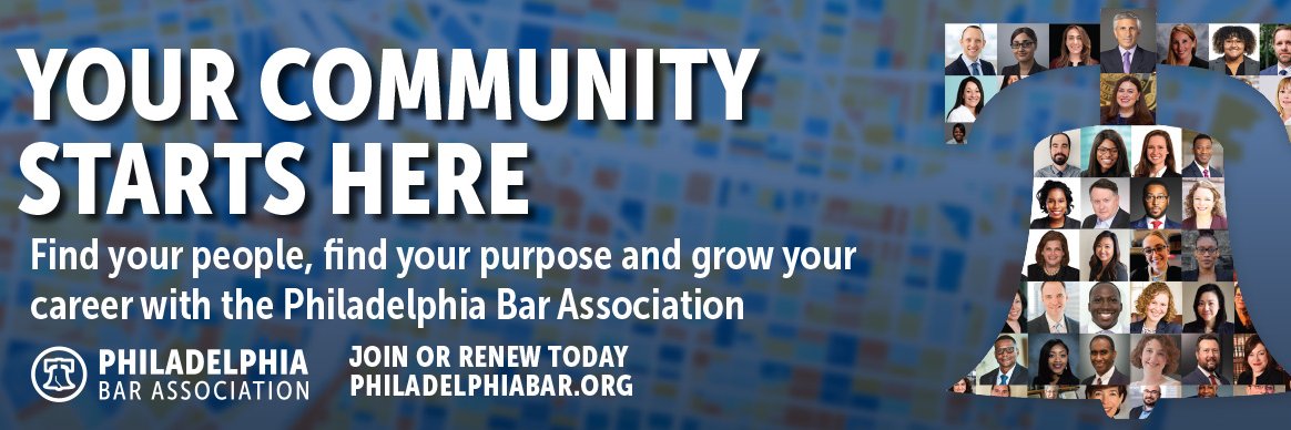 Philadelphia Bar Association banner