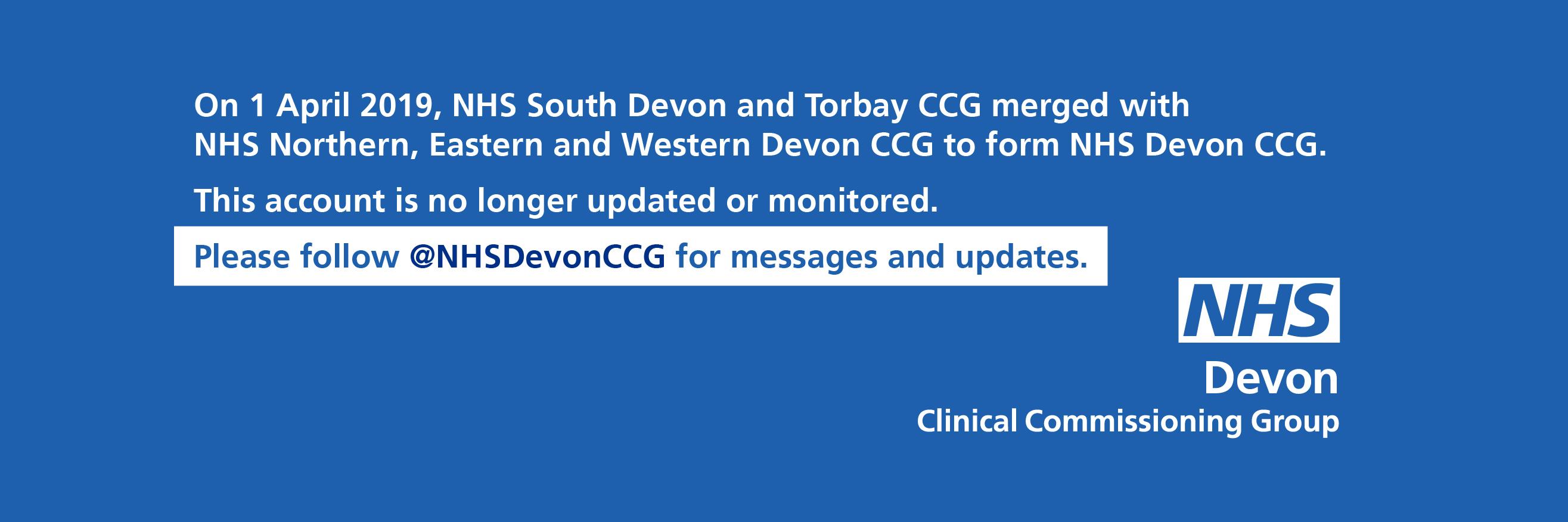 SouthDevonTorbayCCG banner