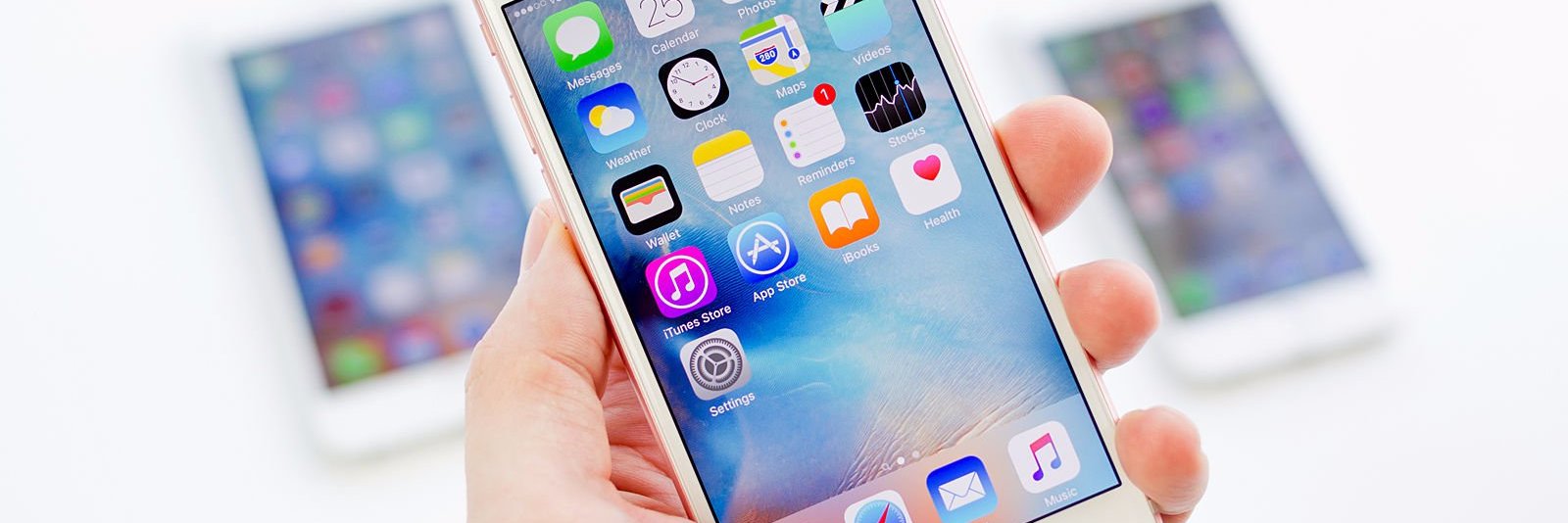 Adictos al iphone banner