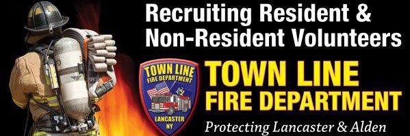 Town Line Volunteer Fire Department banner