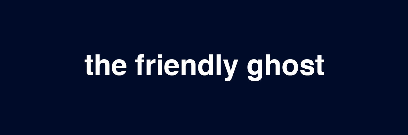 friendlyghostww's profile banner image