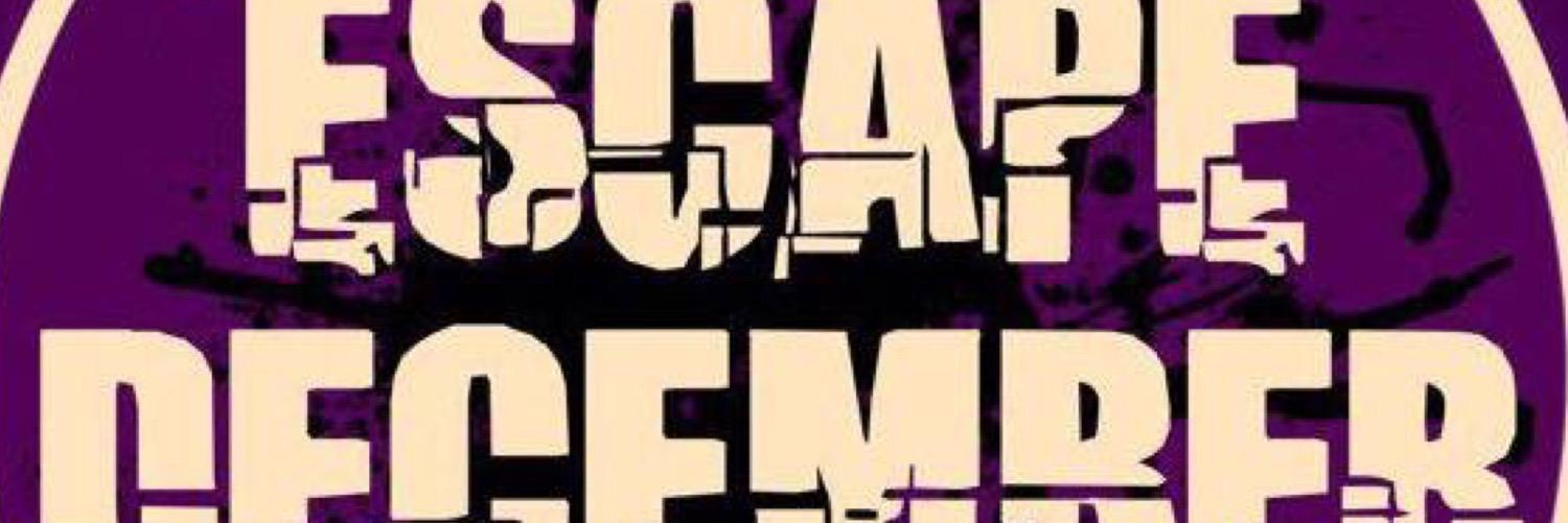 Escape December banner