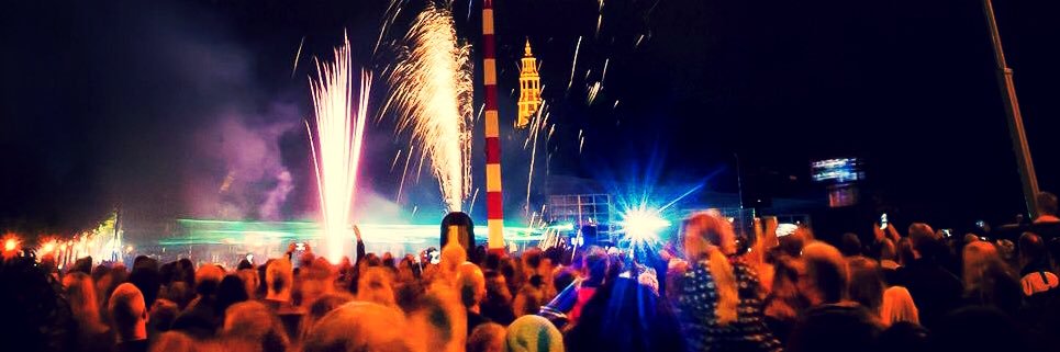 Volksvermaken banner