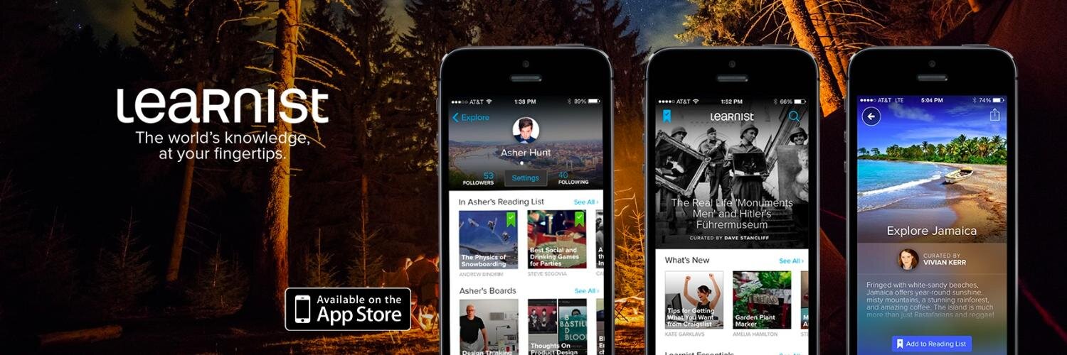 Learnist Tweets banner