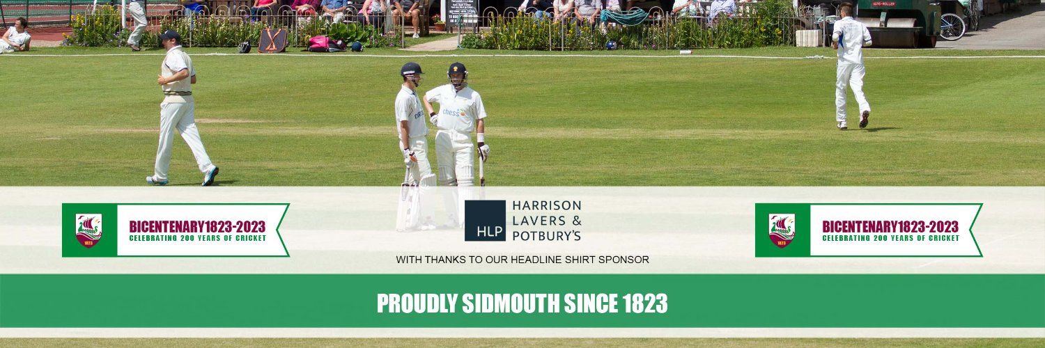 Sidmouth Cricket banner