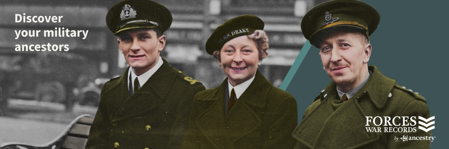 Forces War Records banner