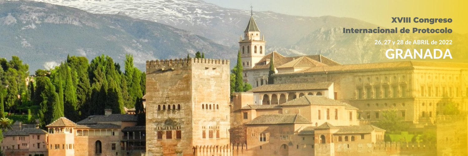 XVIII Congreso Internacional de Protocolo banner