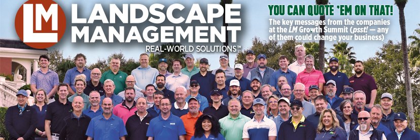 Landscape Management's banner