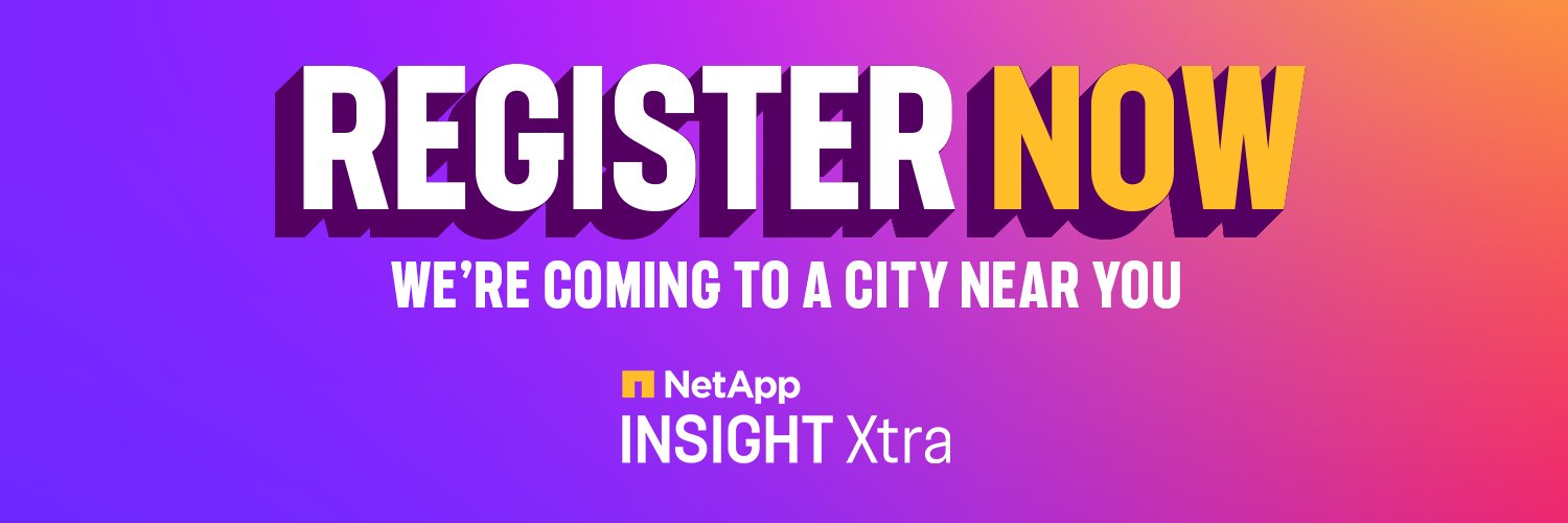 NetApp INSIGHT banner