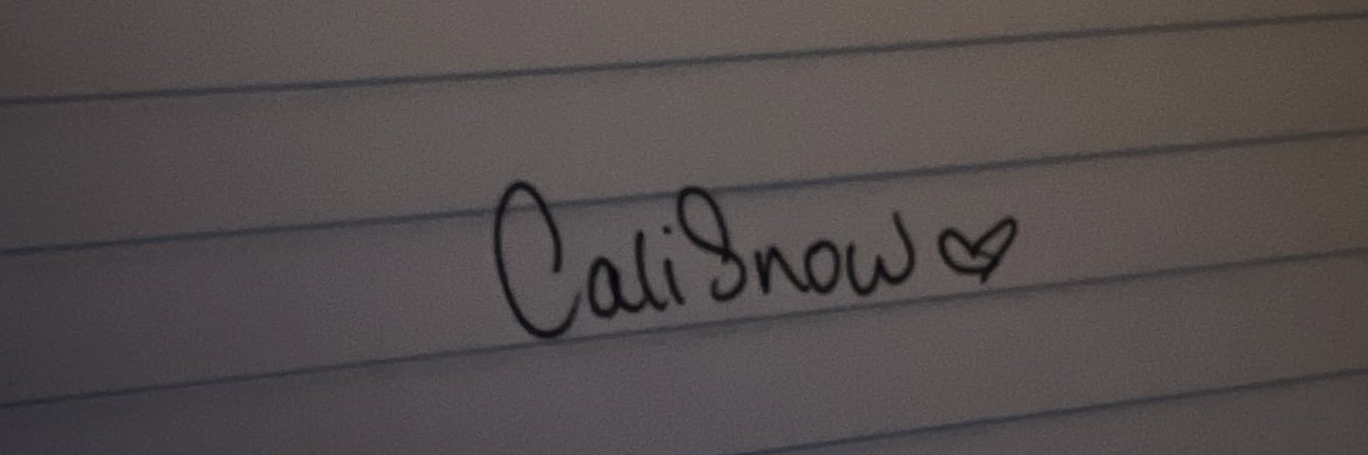 CaliiSnow's profile banner image