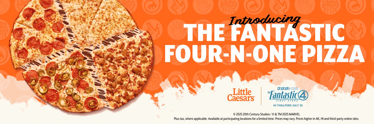 Little Caesars Pizza's banner