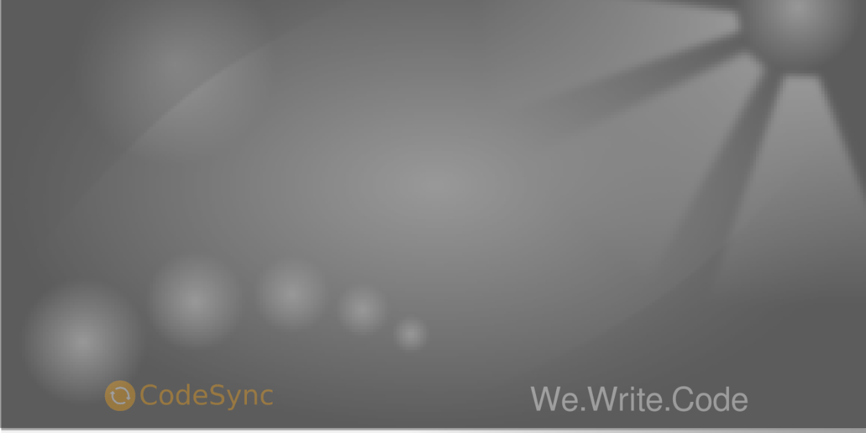 CodeSync banner