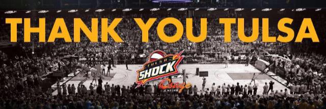 Tulsa Shock, WNBA banner