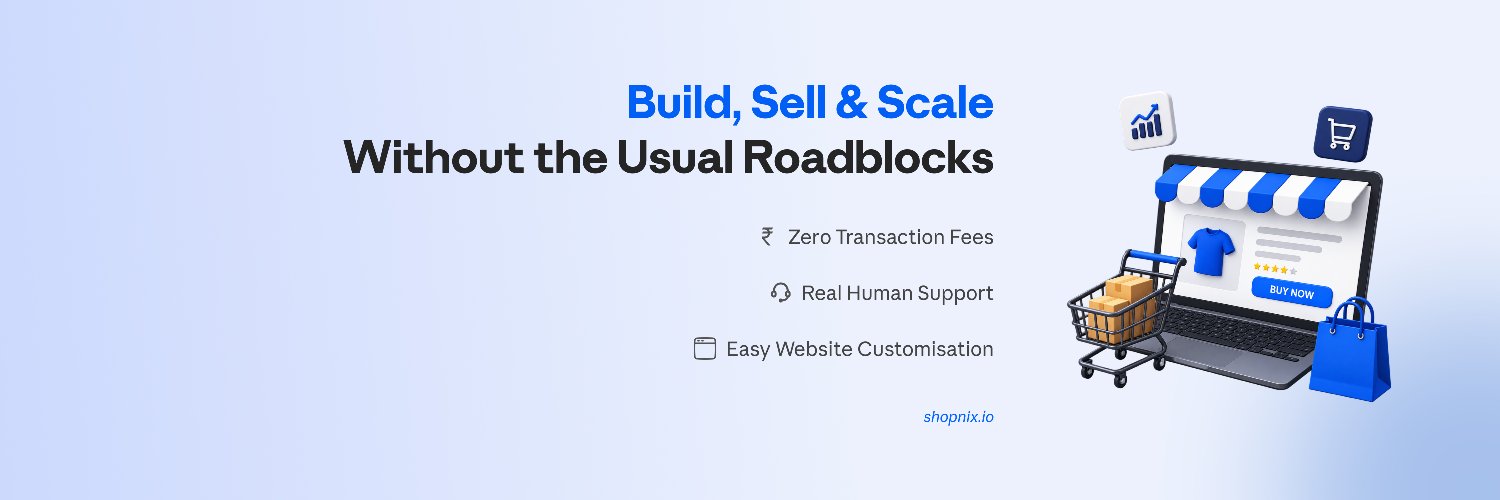 ShopNixDotIn's profile banner image