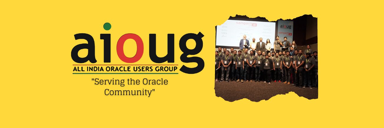 All India Oracle Users Group (AIOUG) banner