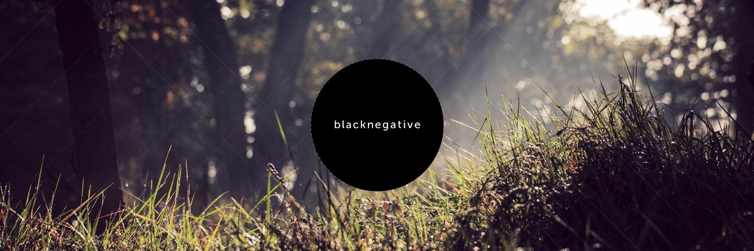 blacknegative banner