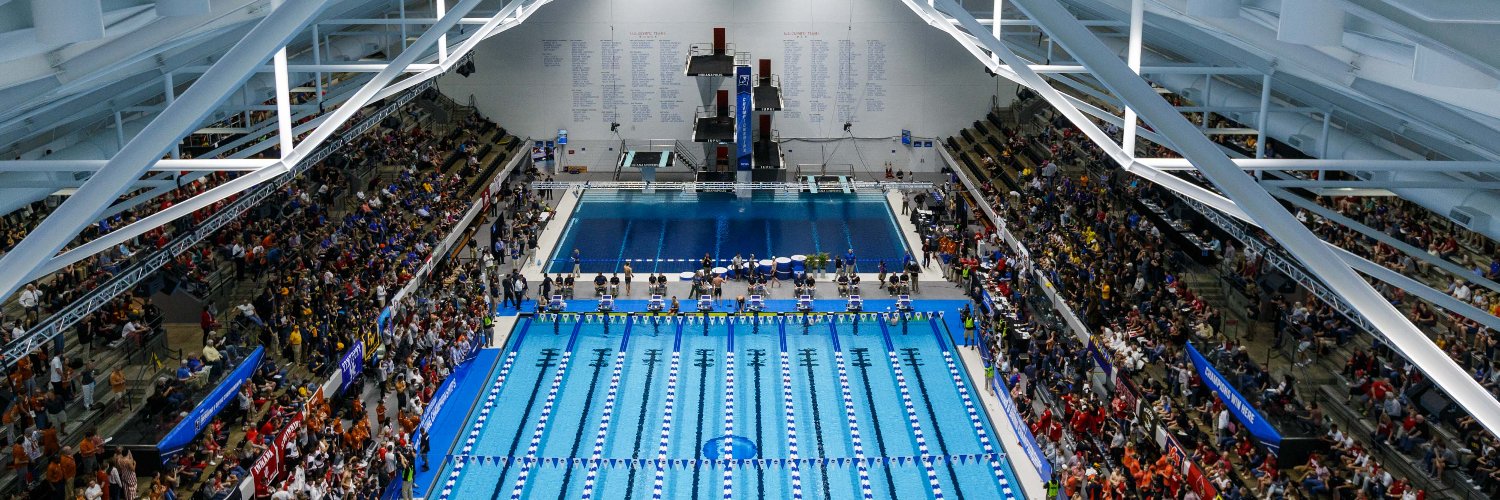 IU Natatorium banner